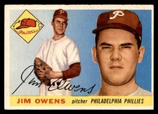 1955 Topps Baseball #202 Jim Owens NM *m1