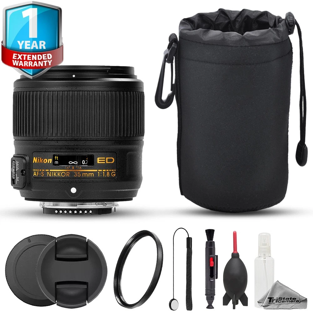 Nikon NIKKOR AF-S 35mm Focal f/1.8 Camera Lenses for sale | eBay