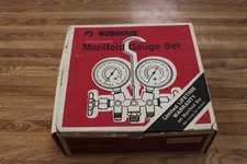 Vintage Robinair Side Wheel Manifold Gauge Set 40153 Original Box Free Shipping