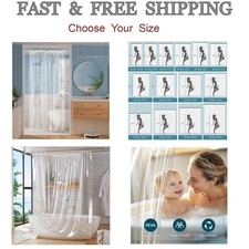 Tit nker Shower Curtain Liner Clear Plastic Shower Liner Lightweight PEVA