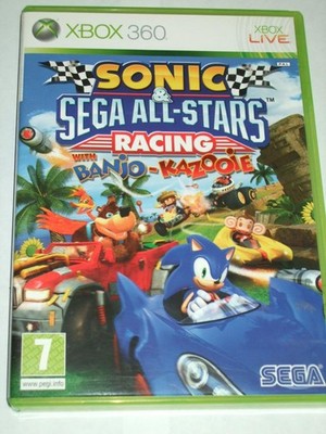 Sonic & Sega All Stars Racing With Banjo Kazooie No Manual Xbox 360 ''FREE UK P&P