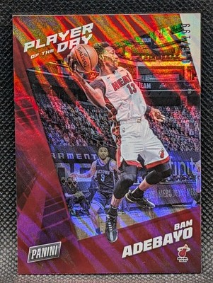 2021-22 Panini NBA Player of the Day #26 Bam Adebayo Moon Lava #/199