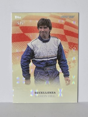 /5 Damon Hill Topps F1 Eccellenza 2025 Veterano Red World Driver Champion