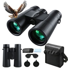 12x42 Binoculars for Adults with Upgraded Tripod and Phone Adapter High Powered