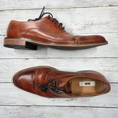Joseph Abboud men\'s Oxford shoes, New, Size 10.5 Joseph Abboud Oxford Shoes Mens 10.5M Tan Leather Cap Toe  main image 2