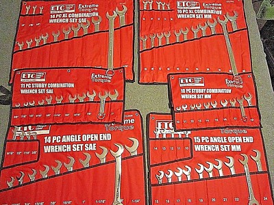 Box Deal Extreme Torque 6 Wrench Set SAE Metric Angle Stubby Extra Long ETC 