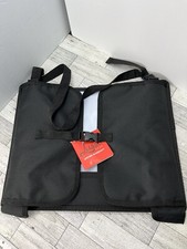 Lusso Gear Kids Travel Tray   Black Tray Red Stitch Dry Erase Board No-Tablet  