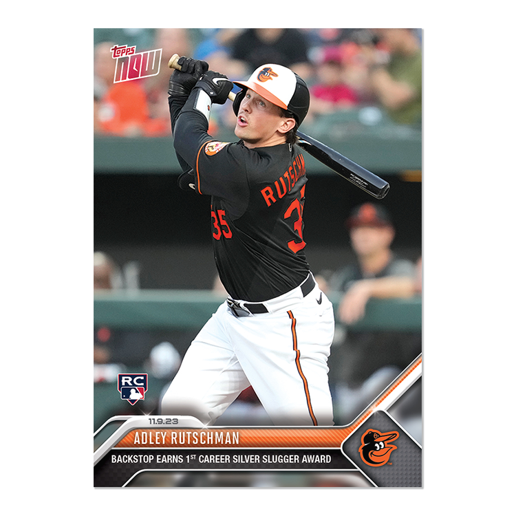 Adley Rutschman - 2023 MLB TOPPS NOW Card OS4 - SILVER SLUGGER AWARD