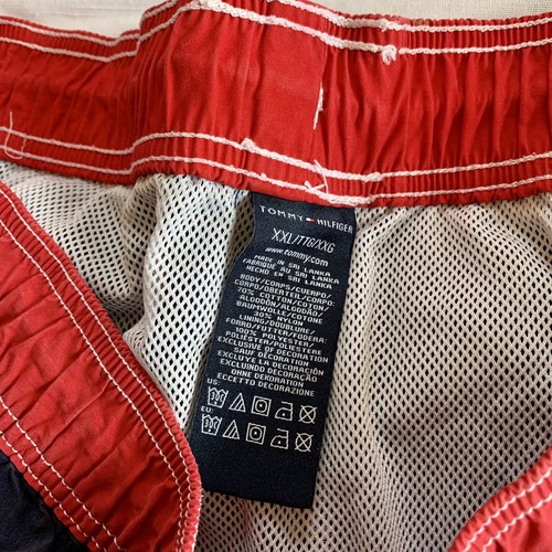 Tommy Hilfiger Vintage 90's Big Logo Swim Trunks Board Shorts Surf XXL 2XL - Picture 5 of 5