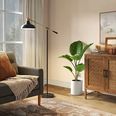 Crosby Schoolhouse Floor Lamp Black Threshold