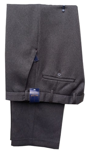 CAVALRY TWILL TROUSERS SELF ADJUSTING WAIST FLEXIBLE EXPAND-A-BAND BAND PANTS - Picture 3 of 14