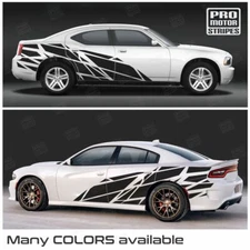 Dodge Charger 2006-2023 Geometric Splash Side Accent Decals Stripes Choose Color