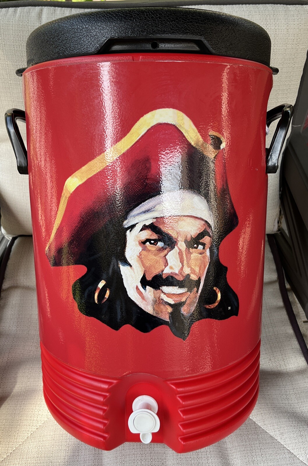 Red 5 Gallon Super Rare &lsquo;go Full Captain&rsquo; W Handles