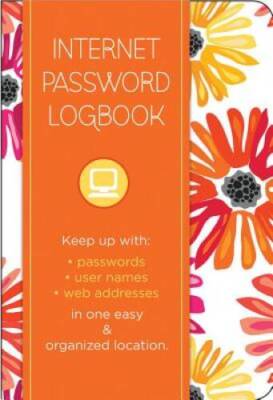 Internet Password Logbook - Botanical Edition: Keep track of: usernames,  - GOOD
