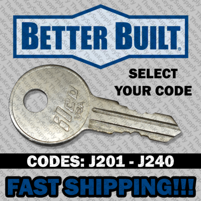 #ad Better Built Truck Tool Box Replacement Key Cut to Code J201 J240 $7.99