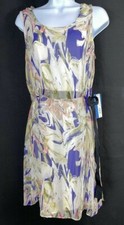 NWT Simply Vera Wang - Purple chiffon Gardenvale layered dress, XS Easter Spring