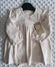 Mothercare Baby Girls My First Pink Romper Dress, 7.5lbs Or Up To 10lbs & 0-3 