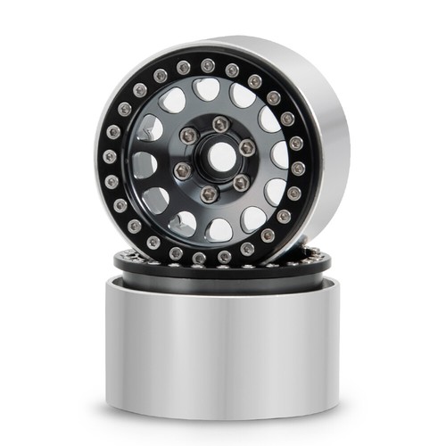 4x Llanta de metal Beadlock de 1,9"" 35 mm para oruga RC 1/10 SCX10 CC01 D90 TRX-4 - Imagen 5 de 12