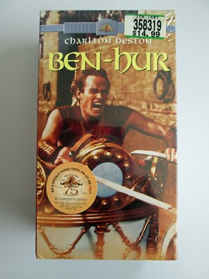NEW Ben-Hur (VHS 1996 2-Tape Set) Vintage Video Tape Charlton Heston MGM Home