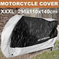3XL Motorcycle Cover Waterproof for Winter Outside Storage Snow Rain Protection