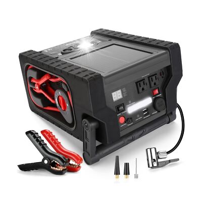 ZunDian ZD-529 Solar Portable Power Station 2000 Amps Jump Starter