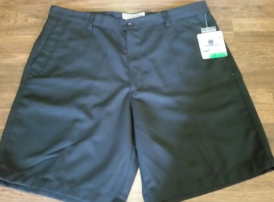 Nwt HERREN SCHWARZ Boca Klassisch Lockerer Schnitt Golf Grösse 38w 9 '' Innennaht