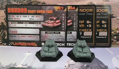 Battletech 2 Condor Tanks Battlefield Support Assault and Cavalry ...