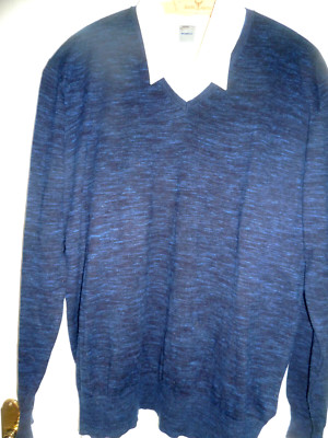Pullover von Quality Garment 1949 REG.TM, Gr. XL, Baumwolle, dunkelblau