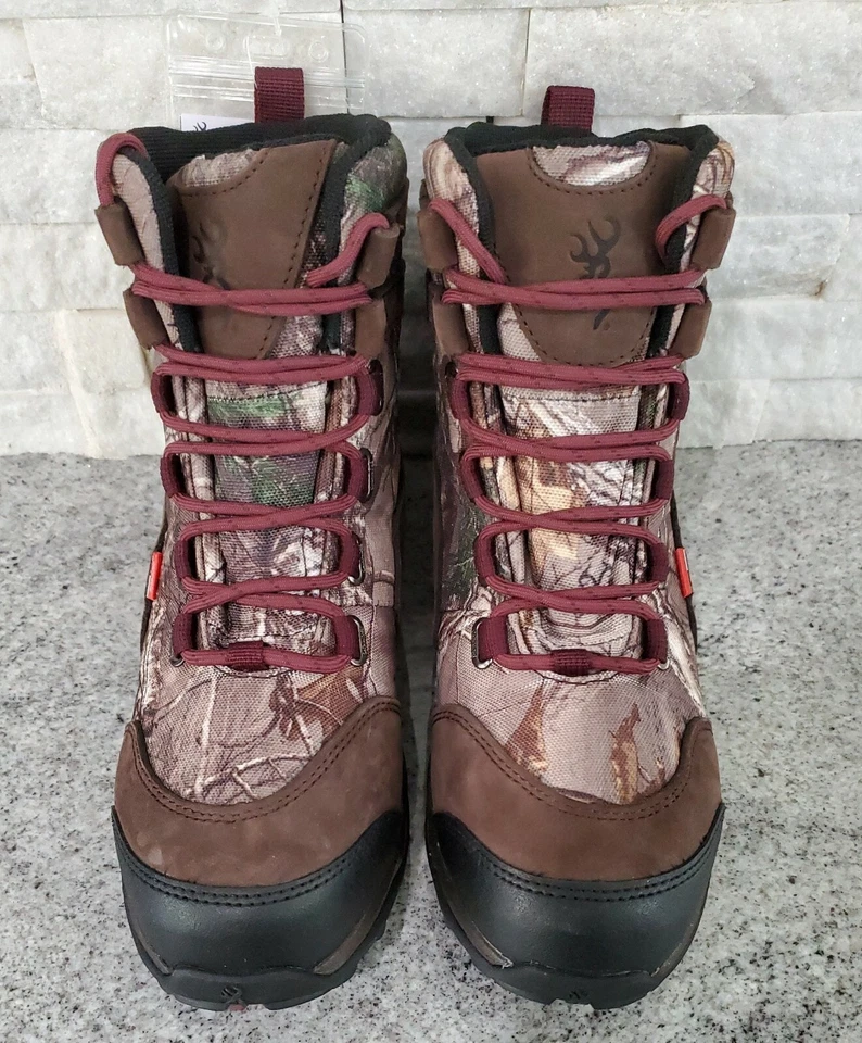 Botas de caza para mujer Browning impermeables camufladas de caña alta 400 g 7M Foto 2 de 4