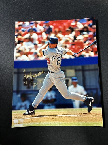 TODD HOLLANDSWORTH - Gold Autogramm ROY '96 - 8x10 Foto - Los Angeles Dodgers