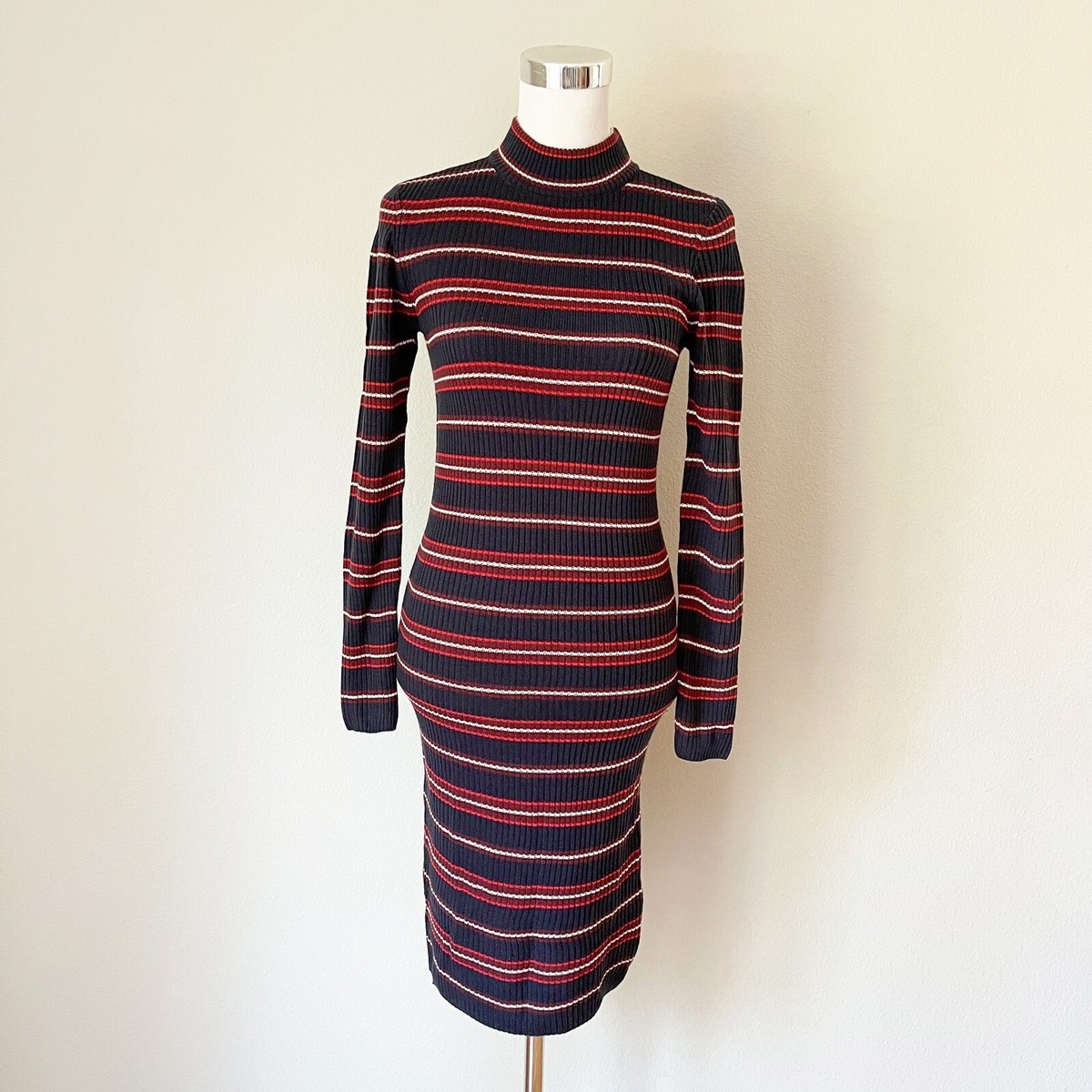 noisy may knit dress Noisy May - Sandi Long Highneck Black