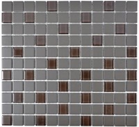 Keramikmosaik Braun Fliesenspiegel Dusche KüChe Wc 18-1313-R10 | 10 Mosaikmatten