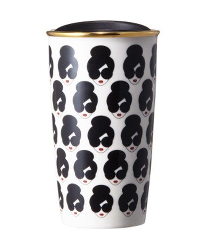 Starbucks 2017 Collabo Alice & Olivia Tragetasche Doppelwandbecher SS Troy SET, EMS - Bild 5 von 12