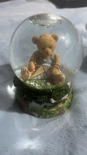 1998 Cherished Teddies Enesco "Musical Bear Snow Globe" 6 GIFT BAG