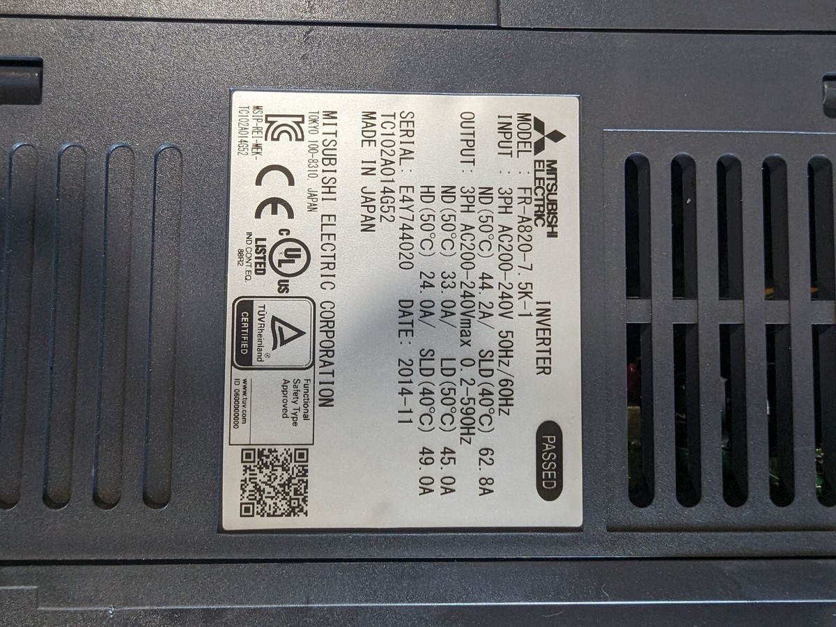 MITSUBISHI FR-A820-7.5K-1 Inverter Ships fast In USA🇺🇸 | eBay