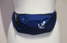 Gürteltasche Bauchtasche Blau Maritim abwaschbar verstellbar