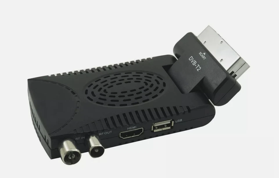 DIGITALE TERRESTRE Mini  Decoder  HD Dvb T2 Usb HDMI Presa Scart Ricevitore USB - Immagine 4 di 4