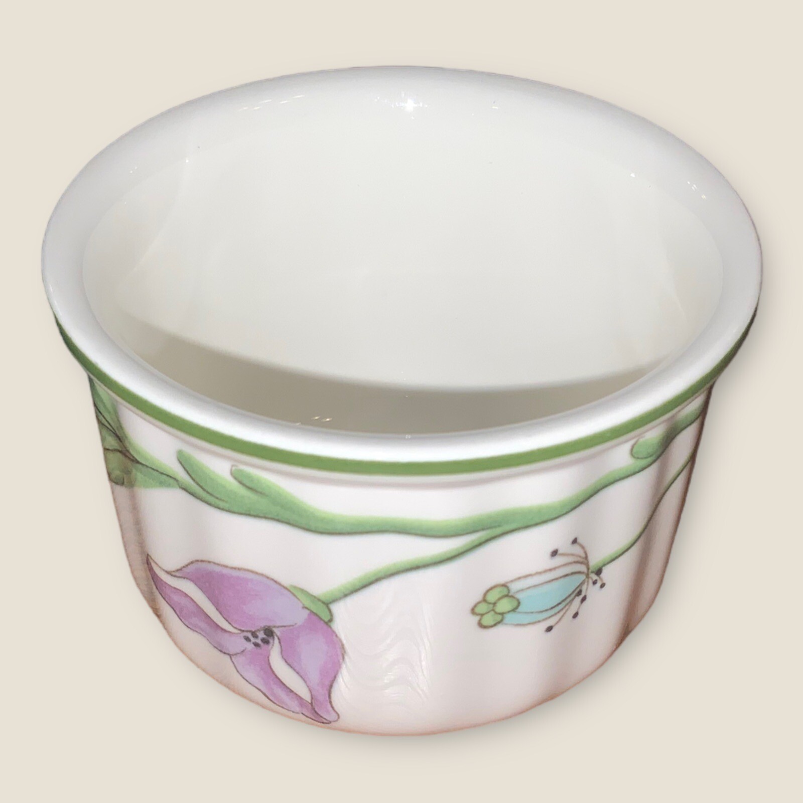 Villeroy & Boch 5x Ramekins Amapola Vilbofour Ovenware Poppies Germany