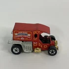 Vintage Hot Wheels Red T-Totaller Delivery Truck 1976 Hong Kong  Loose