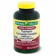 Spring Valley Extra Strength Turmeric Curcumin Complex Dietary Supplement- 1-000