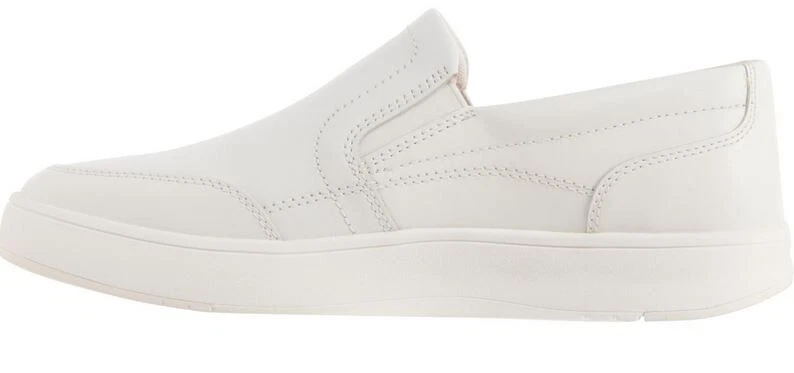 Zapatillas urbanas de skate blancas sin cordones FitFlop Rally X para hombre, talla 11M Foto 4 de 4