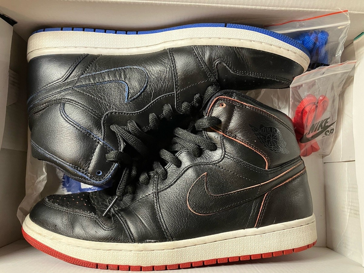 Nike Air Jordan SB QS Black Lance Mountain Bred Royal Red Blue