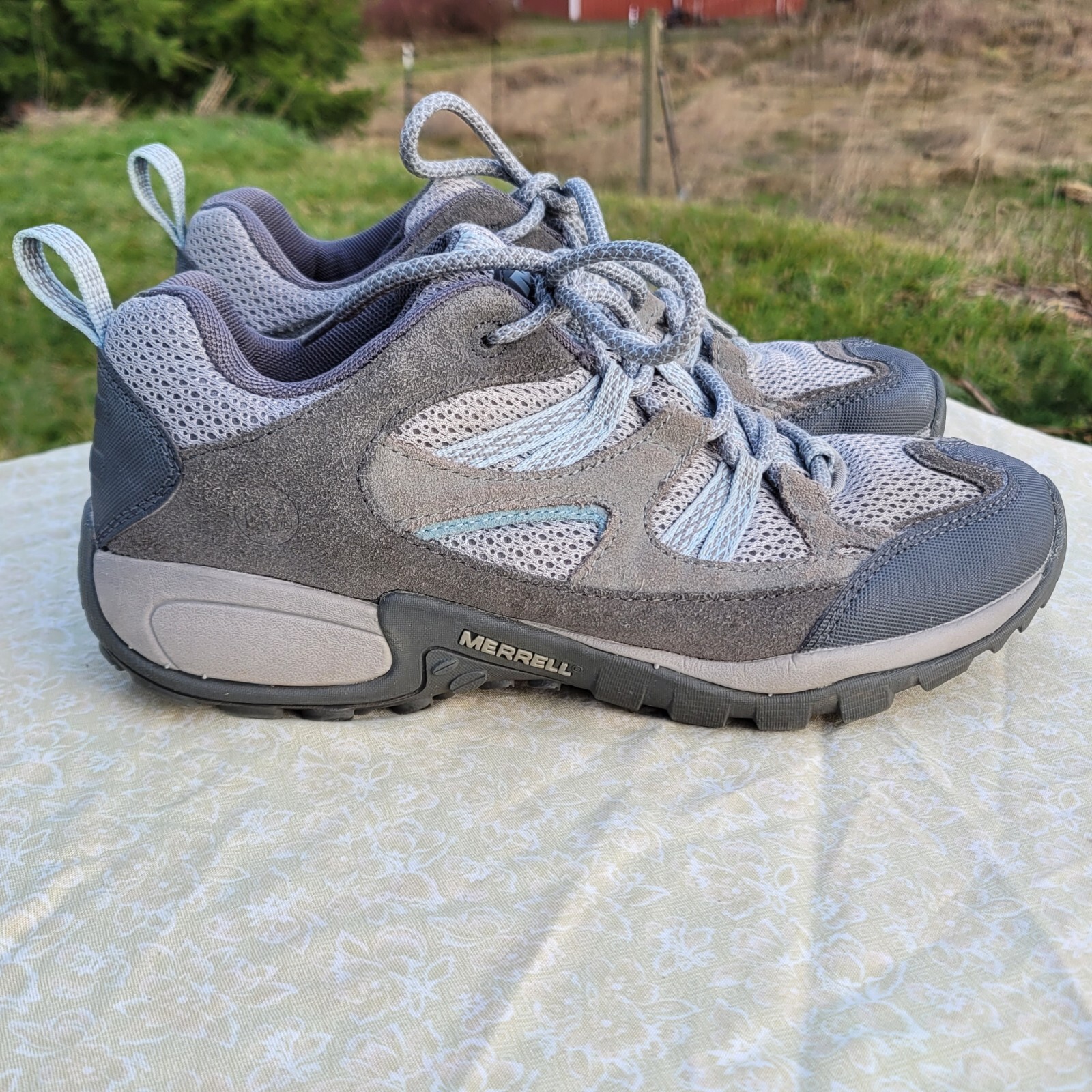 Merrell Hiking Accentor Donna Tg. Scarpe 8 5 Wild Dove Dream Blu