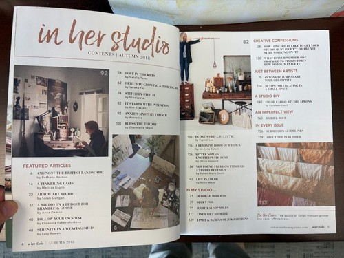 M In Her Studio Magazine Space and Stories Of CREATIVE WOMEN Magazine 2018 VOL 1 - Picture 4 of 4