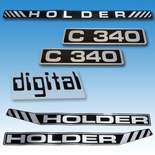 Aufkleber-Satz Aufklebersatz Aufkleber Holder C 340 Digital Traktor 60455768