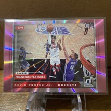 2021-22 Donruss KEVIN PORTER JR. Franchise Features Holo Pink Laser #24 Rockets