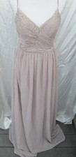 CHRISTINA WU TAUPE GOWN SIZE 8 NEW  170 