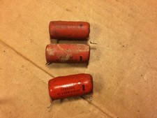 3 Vintage Sprague Orange Drop .47 uf 200v Capacitors Guitar Amp Tone Caps