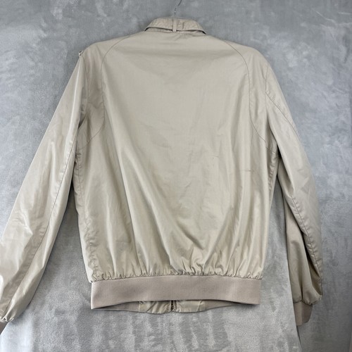Members Only Jacket Men's Size 42-L Beige Full Zip Iconic by Europe Craft VTG - Picture 11 of 12