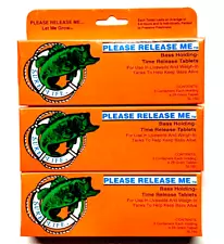 Sure-Life 3 PACKS Please Release Me Bass Holding Tank Time Release Tablet 3ct